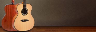 Two orchestra style Gopher Wood guitars